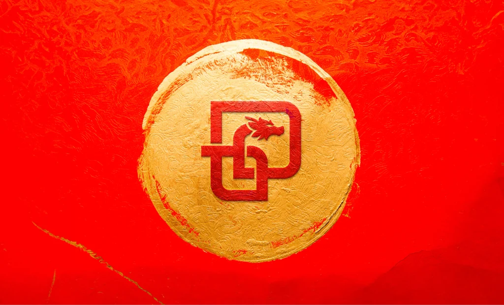 Identidad visual corporativa de Pacific Link con logotipo y sistema gráfico de marca.